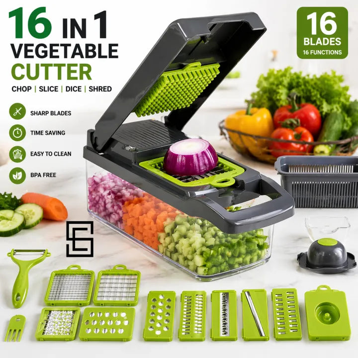16-in-1 Multi-Functional Vegetable Chopper