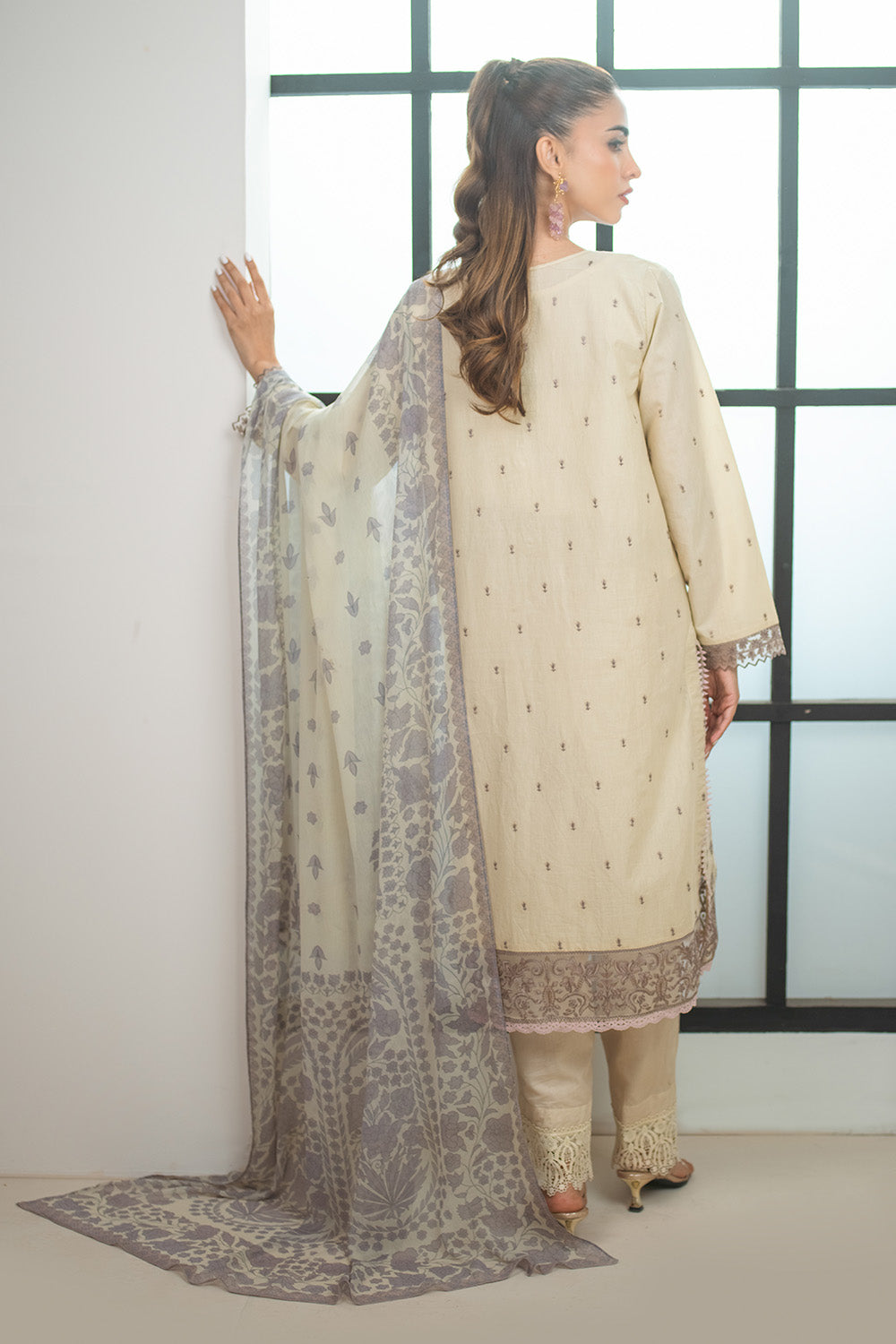 2 Piece - Embroidered Lawn Suit PB01067