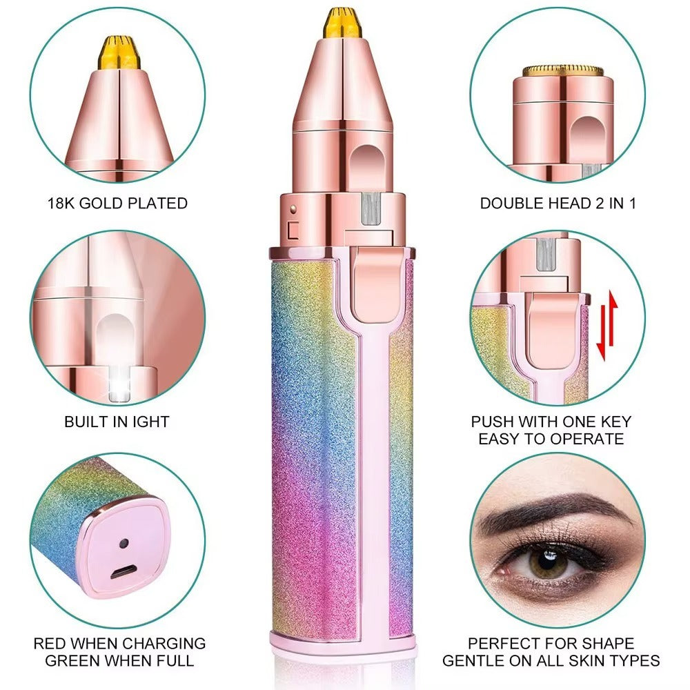 Electric Shaver for Upper Lip, Chin, Cheeks & Eyebrows for Womens
