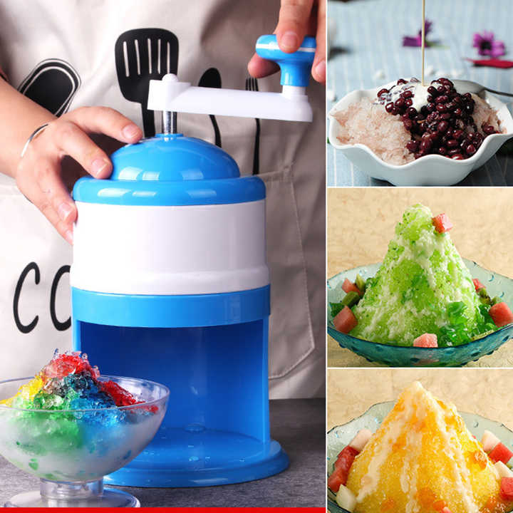 Portable Manual Ice Crusher Machine Blue idea Gola Ganda Machine - Hot Selling 2025