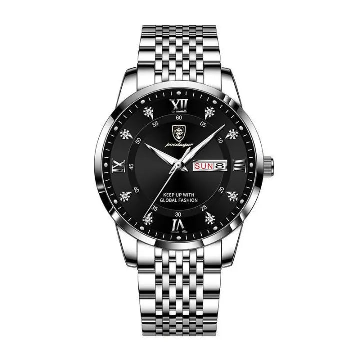 Men Watch Waterproof Luminous Calendar Quartz