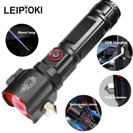 5-in-1 Rechargeable LED Flashlight